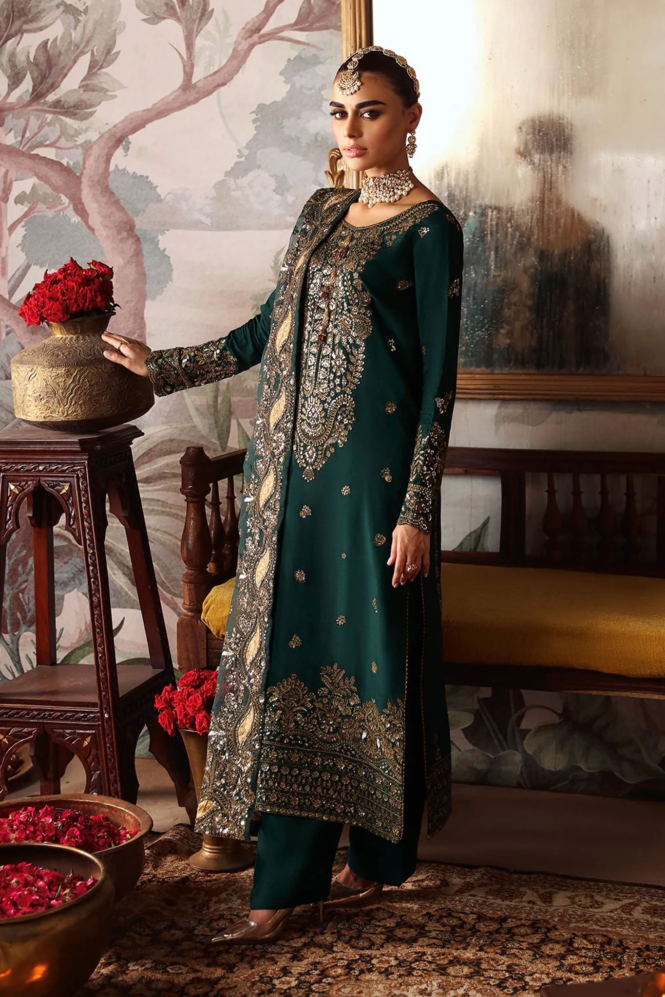 Shagna by Ramsha Unstitched 3 Piece Premium Raw Silk Collection'2025-S-03-Zaib