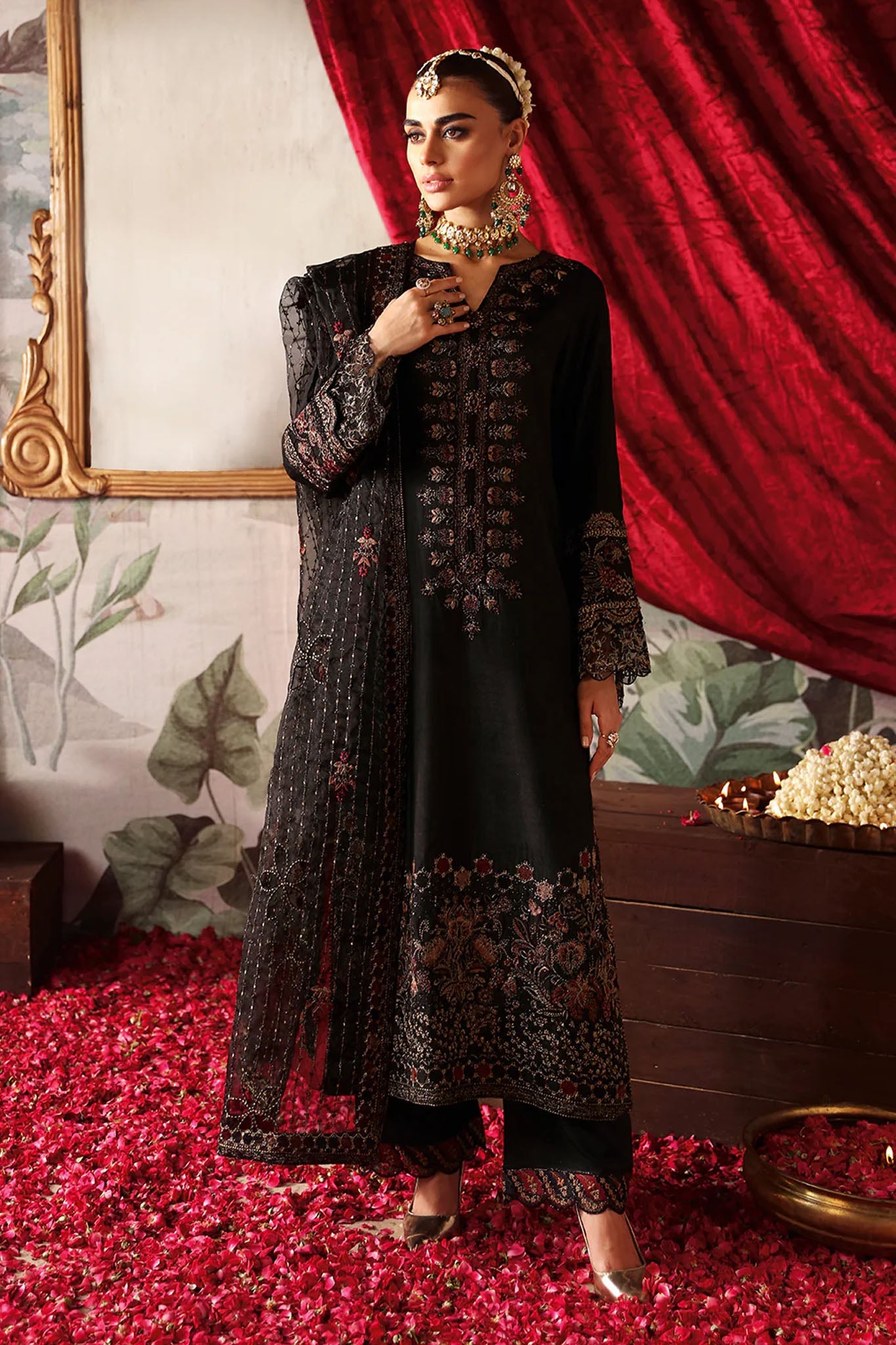 Shagna by Ramsha Unstitched 3 Piece Premium Raw Silk Collection'2025-S-05-Zareen