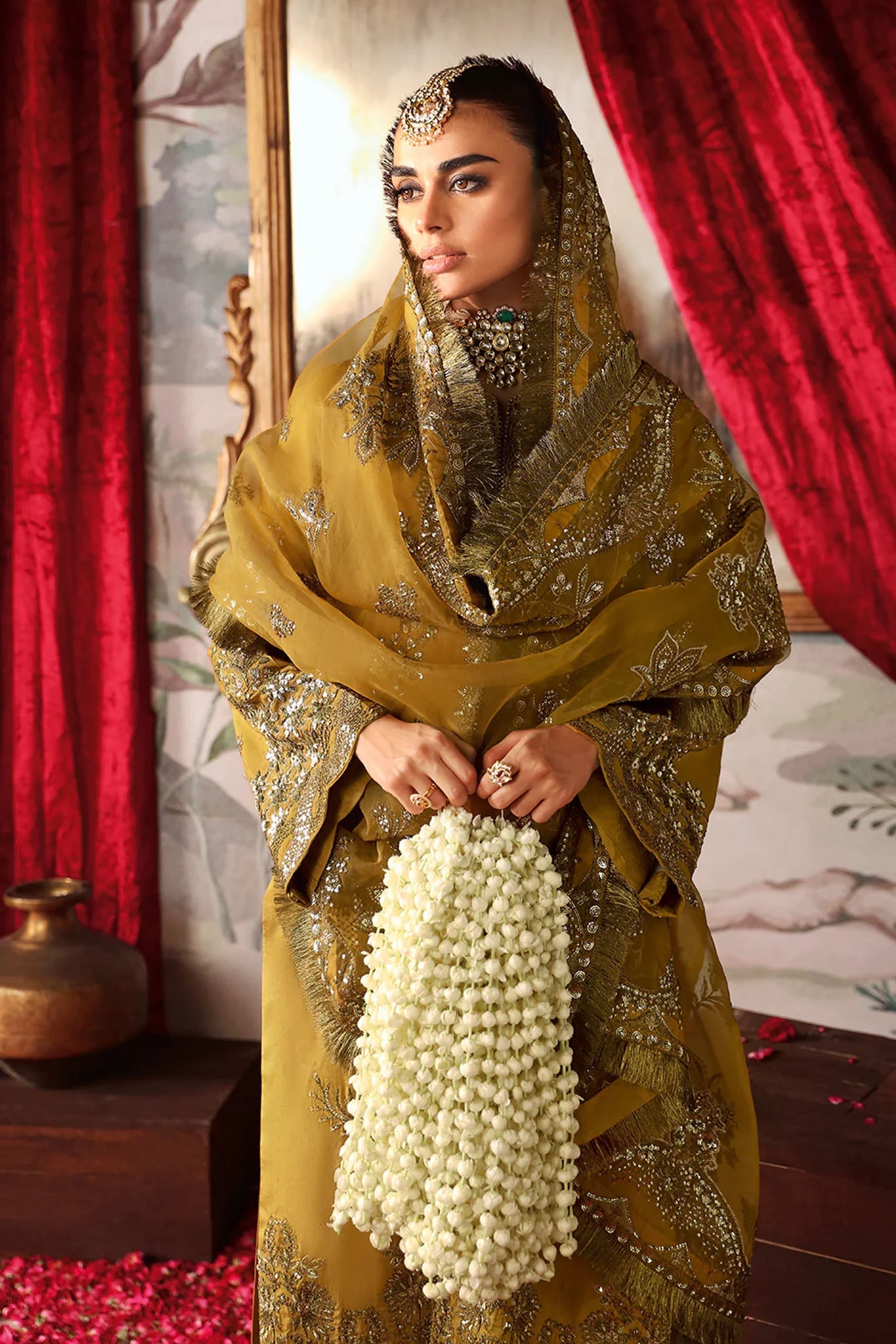 Shagna by Ramsha Unstitched 3 Piece Premium Raw Silk Collection'2025-S-07-Maya