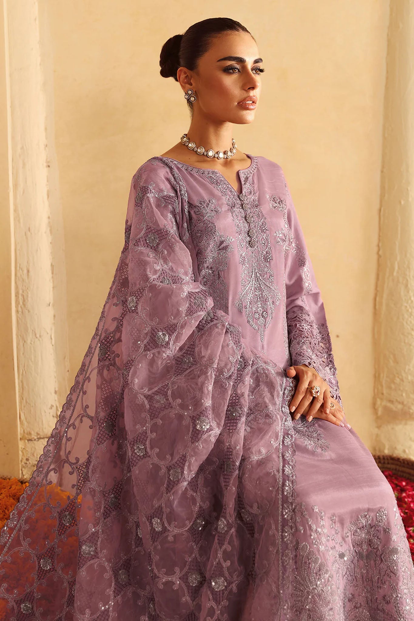Shagna by Ramsha Unstitched 3 Piece Premium Raw Silk Collection'2025-S-08-Naaz