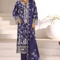 Signature By Sada Bahar Stitched 3 Piece Emb Khaddar Winter Collection'2025-SK-533-Blue