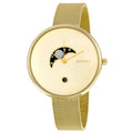 Skagen Gitte Gold Mesh Bracelet Gold Dial Quartz Watch for Ladies - SKW2373
