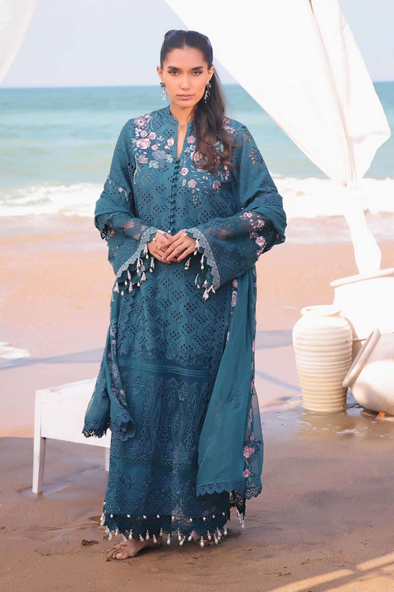 Hania By Imrozia Unstitched 3 Piece Luxury Lawn Collection-SL-86-Mirha
