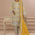 Bin Saeed Stitched 3 Piece Exclusive Emb Lawn Vol-02 Collection-SM-1572-Multi