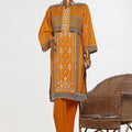Bin Saeed Stitched 3 Piece Exclusive Emb Lawn With Coat Collection-SM-1653-Yellow