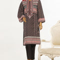 Bin Saeed Stitched 3 Piece Exclusive Emb Lawn With Coat Collection-SM-1655-Black