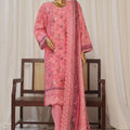 Bin Saeed Stitched 3 Piece Exclusive Emb Lawn Collection'2025-SM-1815-Pink