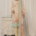 Bin Saeed Stitched 3 Piece Exclusive Emb Lawn Collection'2025-SM-1816-Skin