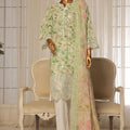 Bin Saeed Stitched 3 Piece Exc White and White Chikankari Collection'2025-SM-2004-Pista