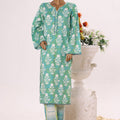 Bin Saeed Stitched 2 Piece Exclusive Printed Cotton Collection'2025-SM-2497-Ferozi