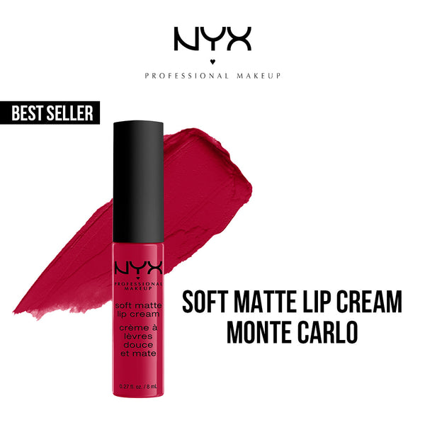 NYX Cosmetics Soft Matte Lip Cream Liquid Lipstick - 10 Monte Carlo
