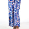 Sprinkles Stitched 1 Piece Summer Bottoms Women Collection'2025-Royal Blue Wide Leg Pant