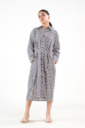 Sprinkles Stitched 1 Piece Summer Shirts Women Collection'2025-Illusion - Cambric