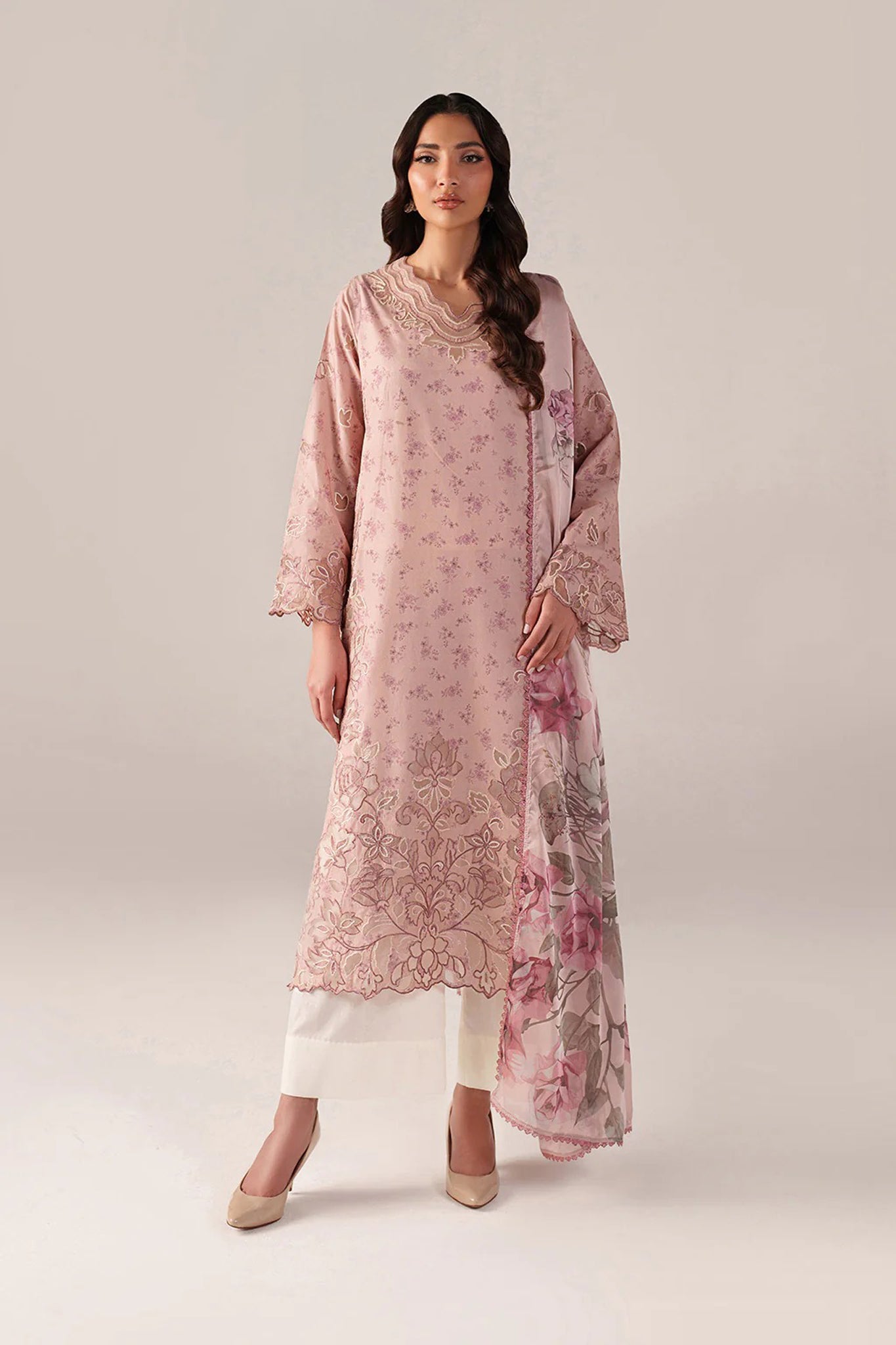 Iznik Unstitched 3 Piece Spring Summer Suit-SS-05
