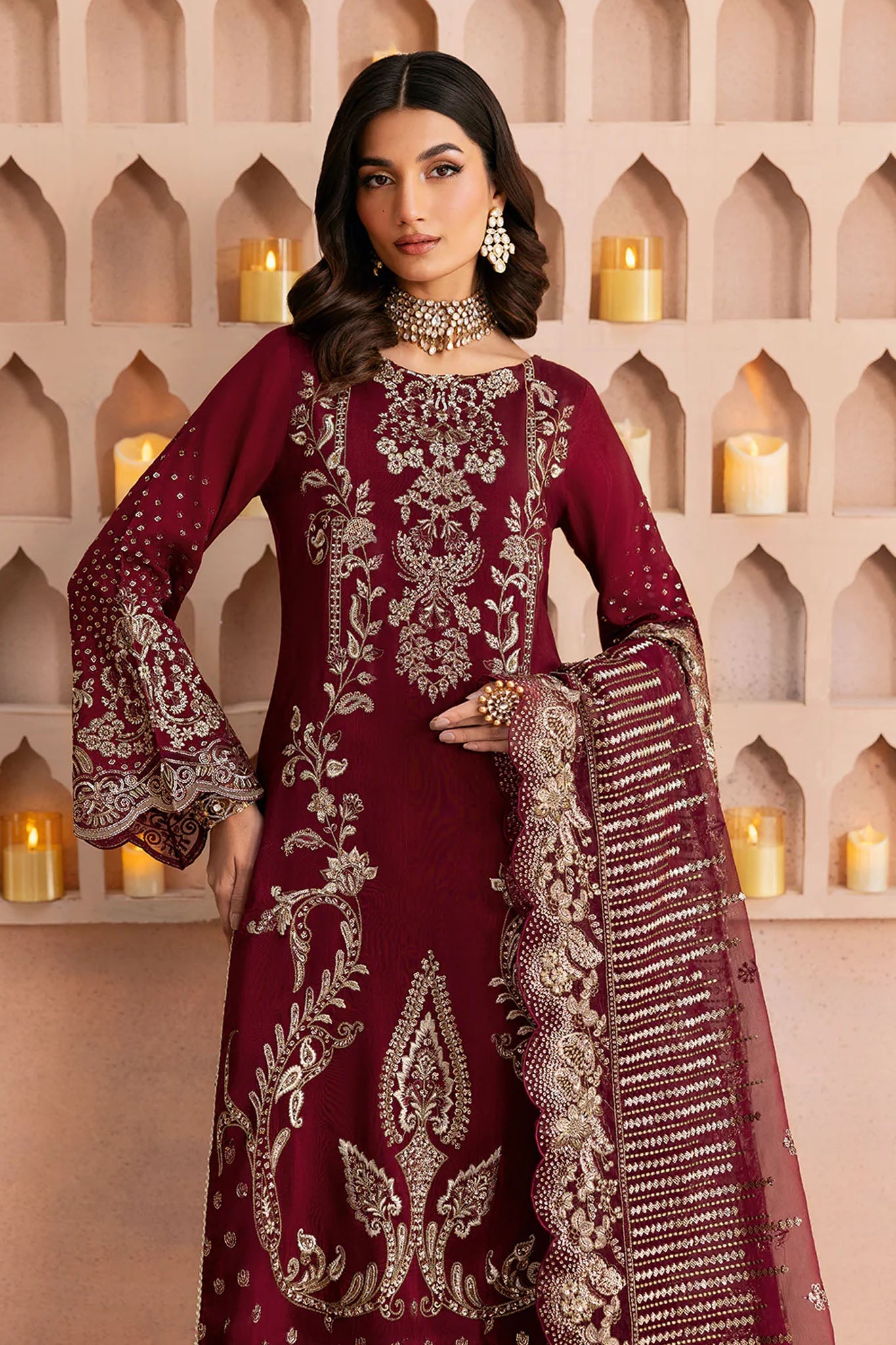 Shehnai by Ramsha Unstitched 3 Piece Raw Silk Vol- 01 Collection'2025-SS-102