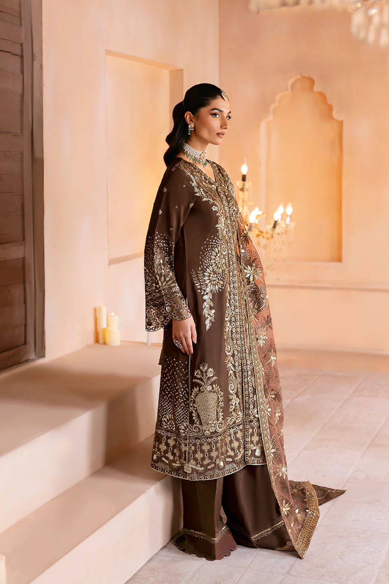 Shehnai by Ramsha Unstitched 3 Piece Raw Silk Vol- 01 Collection'2025-SS-108