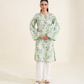 Sinopia Stitched 2 Piece Summer Women Suit-SSE26-016-Green Tale