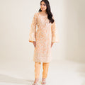 Sinopia Stitched 2 Piece Summer Women Suit-SSE26-021-Peach
