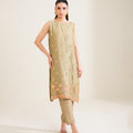 Sinopia Stitched 2 Piece Formals Women Suit-SSE26-024-Green