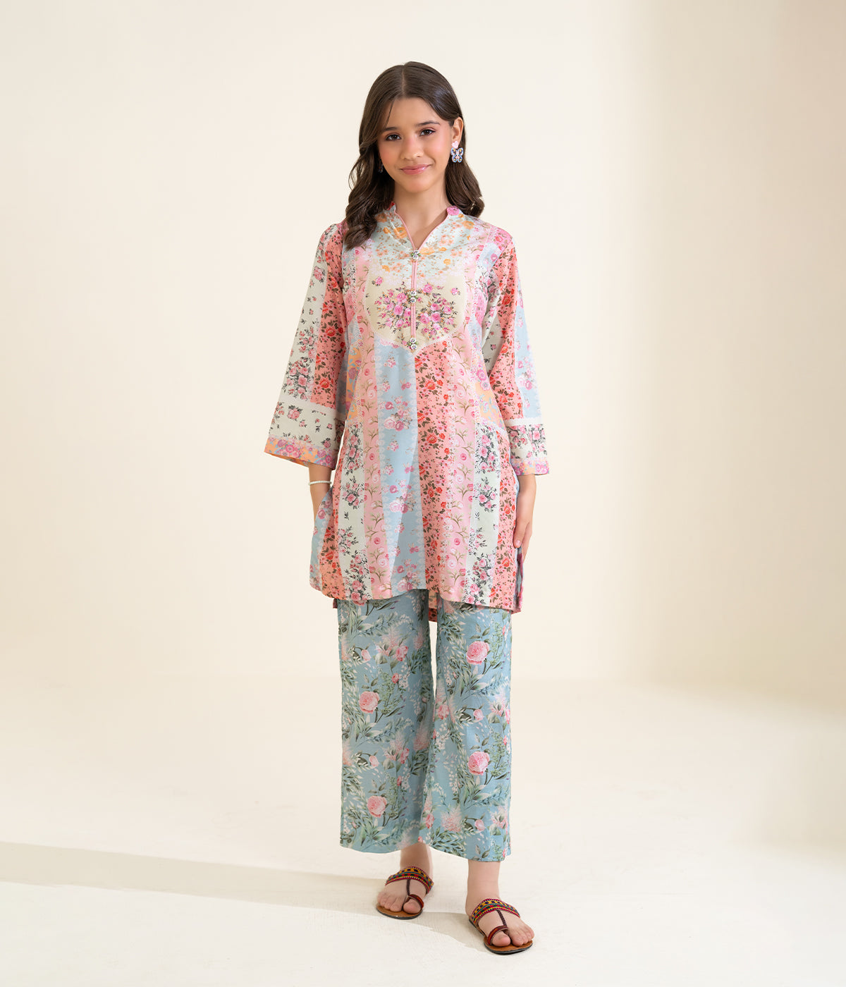 Sinopia Stitched 2 Piece Summer Kids Suit-SSK26-004-Multi