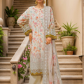 Sada Bahar Stitched 3 Piece Cutwork Chikankari Vol-02 Collection'2025-CKP-Peach