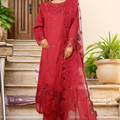 Sada Bahar Stitched 3 Piece Luxury Emb Spring Vol-05 Collection'2025-MK-43-Maroon
