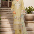 Sada Bahar Stitched 3 Piece Luxury Emb Spring Vol-06 Collection'2025-LEL6-MK-49-Lemon