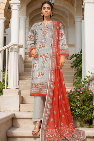 Sada Bahar Stitched 3 Piece Printed Lawn Vol-01 Collection'2025-PR-2746-Skin