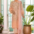Sada Bahar Stitched 3 Piece Fusion Chikankari Collection'2025-CKP-Pink