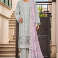 Sada Bahar Stitched 3 Piece Luxury Emb Spring Collection-LEL-MK-23-Pista