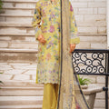 Sada Bahar Stitched 3 Piece Printed Chikankari Vol-01 Collection'2025-PCK-Yellow
