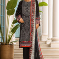 Sada Bahar Stitched 3 Piece Printed Lawn Vol-03 Collection'2025-PR-1299-Black