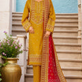 Sada Bahar Stitched 3 Piece Printed Lawn Vol-04 Collection'2025-PR-395-Yellow