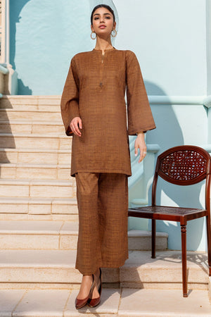 Sada Bahar Stitched Daily Wear Co Ords Collection-D-4947-Mustard