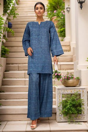 Sada Bahar Stitched Daily Wear Co Ords Collection-D-4949-Blue