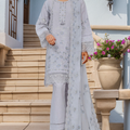 Sada bahar Stitched 3 Piece Luxury Emb Spring Vol-02 Collection-LEL2-MK-34-Grey