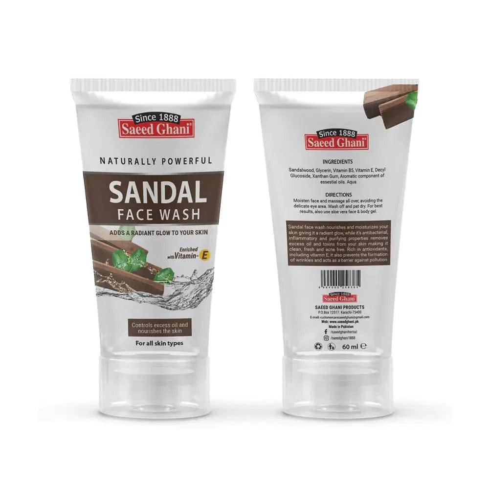 Saeed Ghani - Sandal Face Wash Vit E  60ml - My Store
