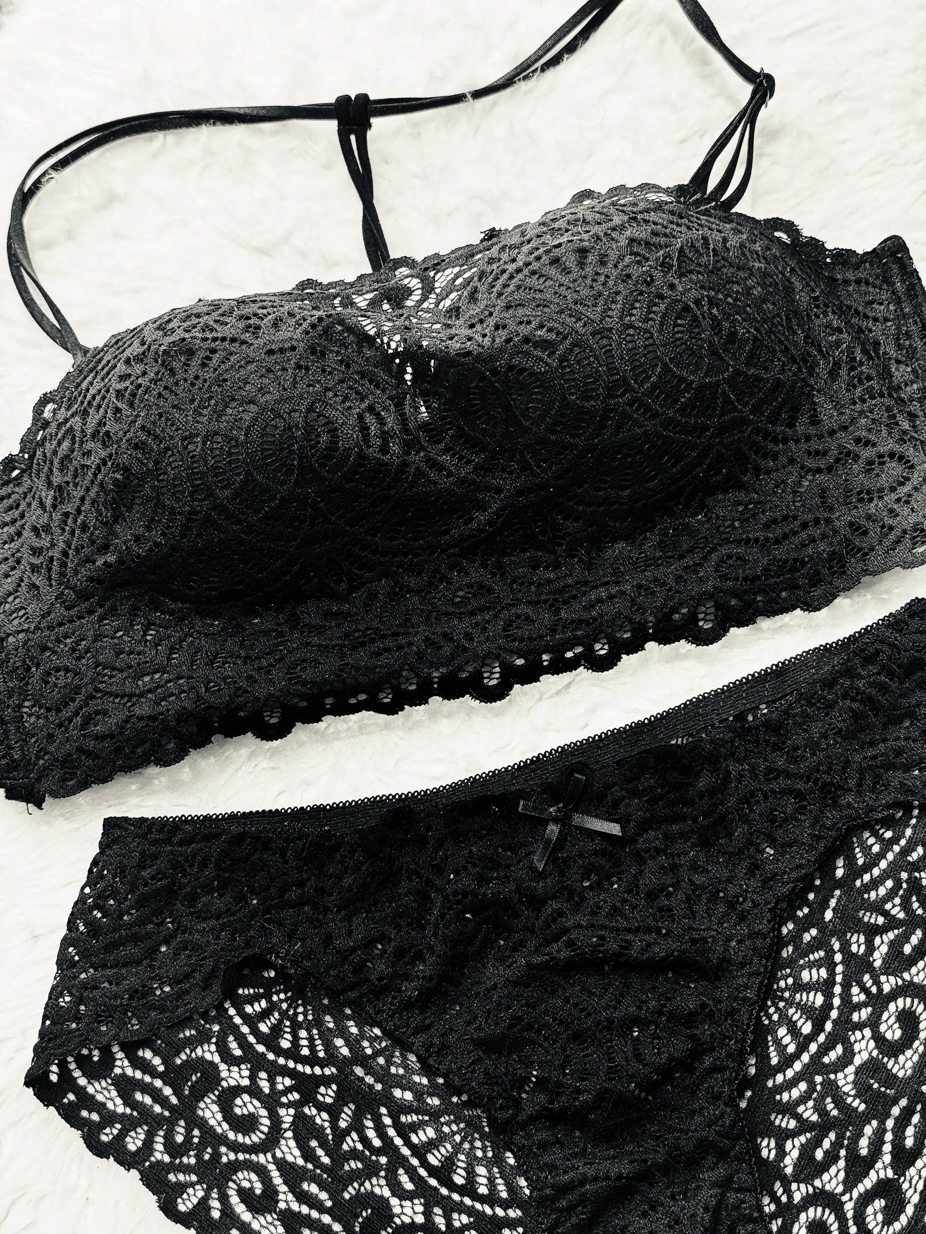 Sajiero Andro Padded Bra and Panty Set - My Store