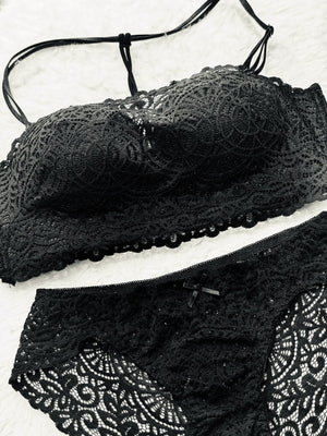 Sajiero Andro Padded Bra and Panty Set - My Store