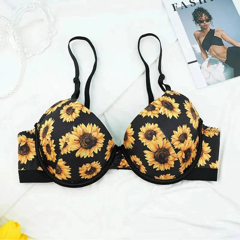 Sajiero Bex Printed Padded Bra and Panty Set sexy printed bra set for women and ladies price in pakistan online