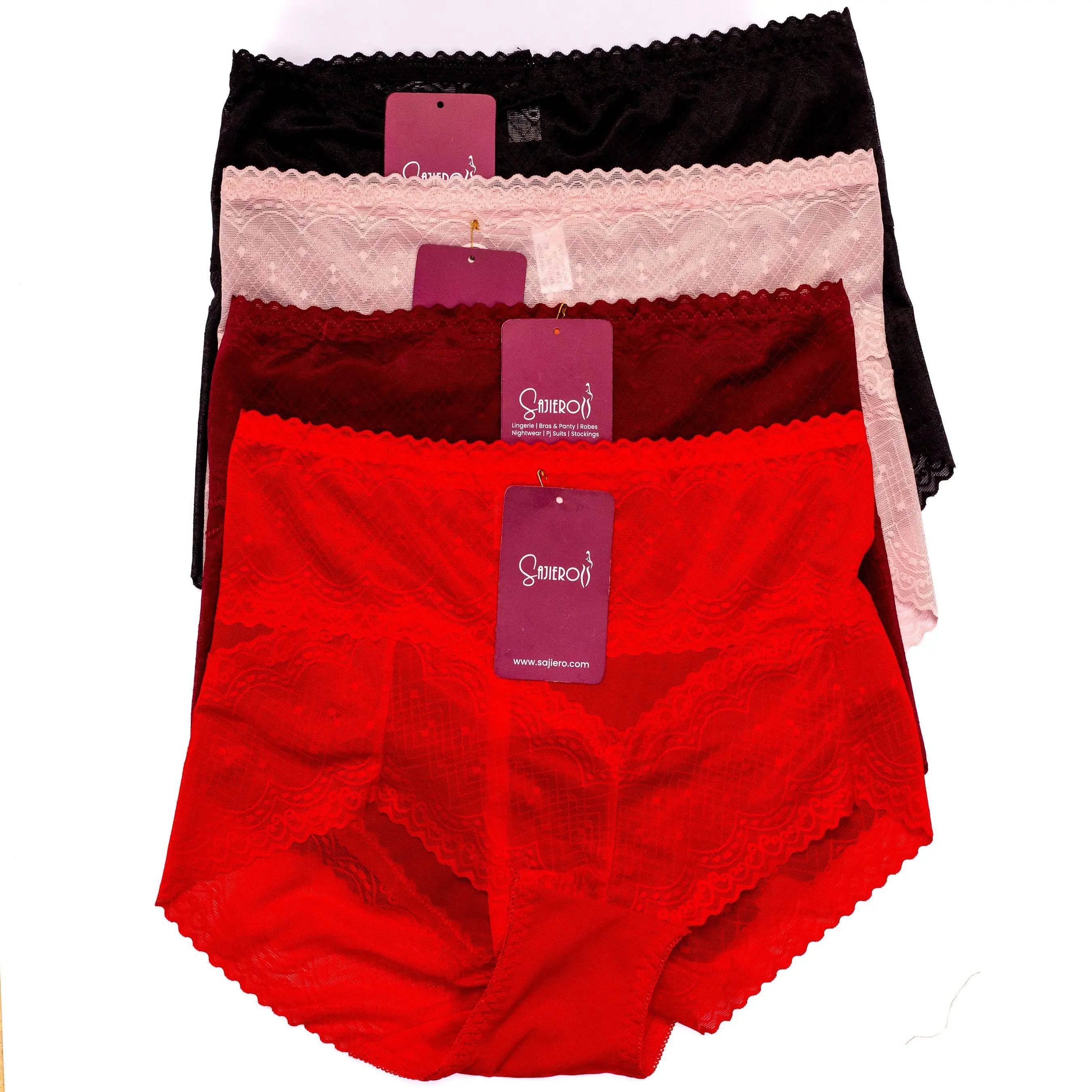 Sajiero Brief Style Plus Size Net Panty - My Store