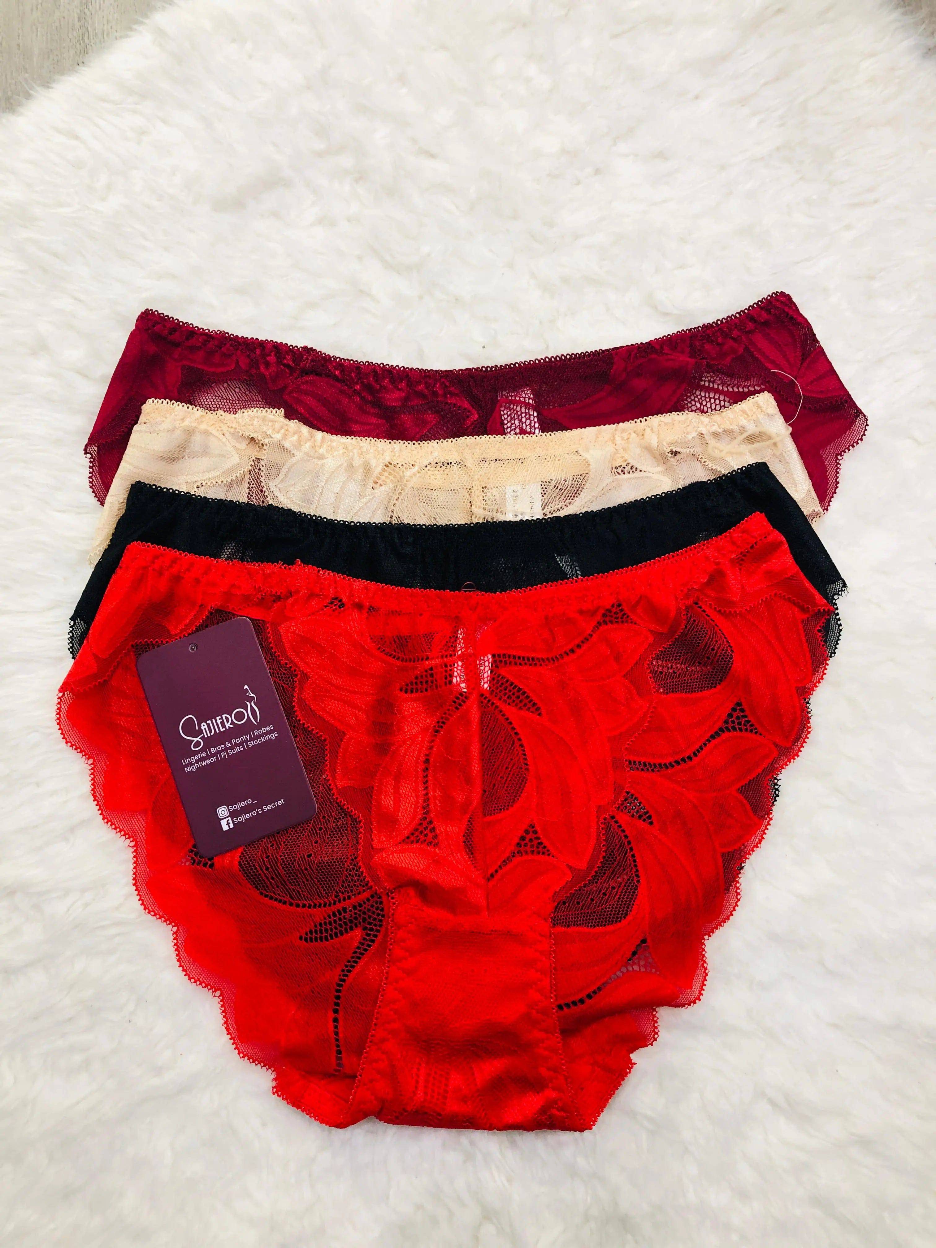 Sajiero Calendula Flowers Net Panty - My Store