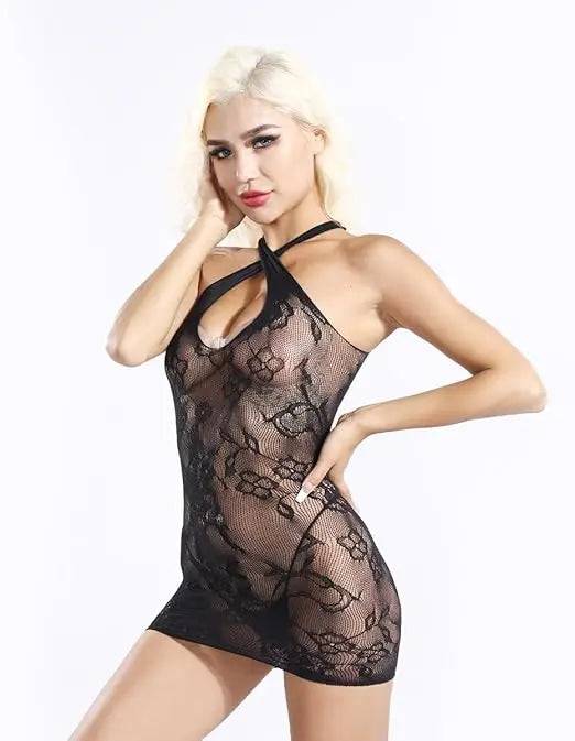 Sajiero Cleap Women Mesh Bodysuit Lingerie Stocking - My Store