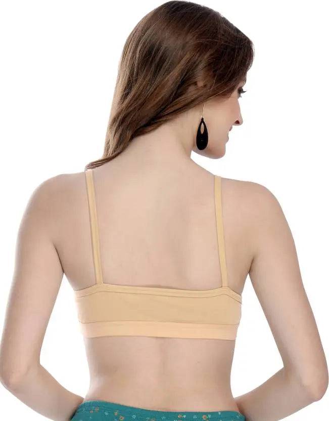 Sajiero Cotton Non Padded Wireless Cami Teenage bra - My Store