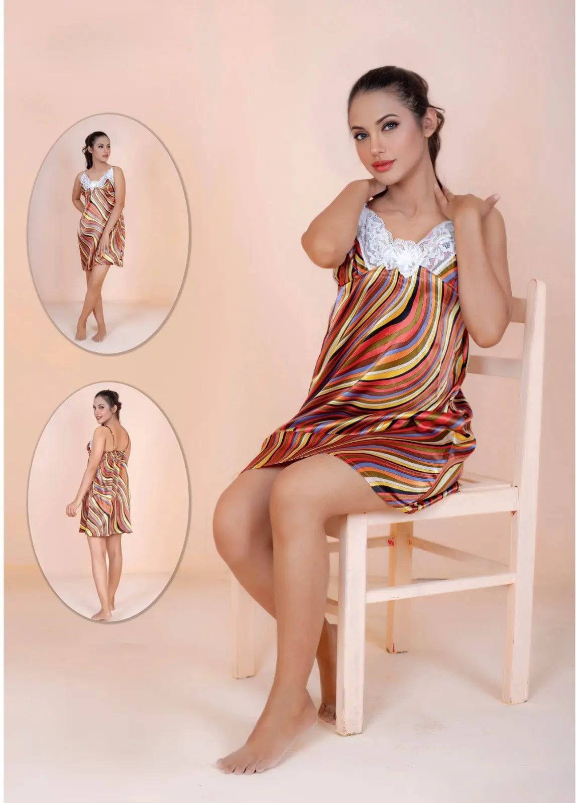 lingerie
ladies bras
ladies undergarments
womens lingerie
lingerie sets
bra and panty sets
bra for women
bra sets
bra and underwear set
lingerie dress
lingerie shop
women's laundre
Sajiero Cozy One Piece Printed Silk Lingerie
