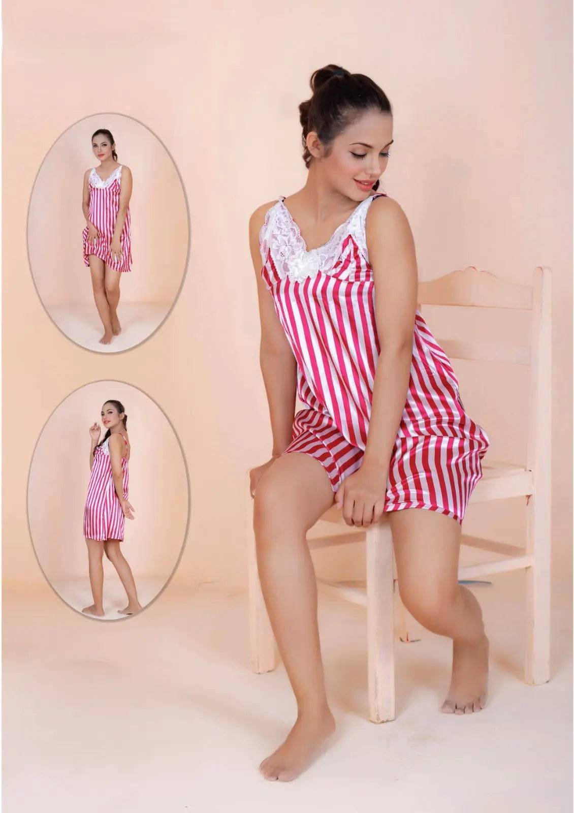 lingerie
ladies bras
ladies undergarments
womens lingerie
lingerie sets
bra and panty sets
bra for women
bra sets
bra and underwear set
lingerie dress
lingerie shop
women's laundre
Sajiero Cozy One Piece Printed Silk Lingerie
