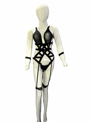 Sajiero Fancy Extra Stretchable Garter Belt Set - My Store