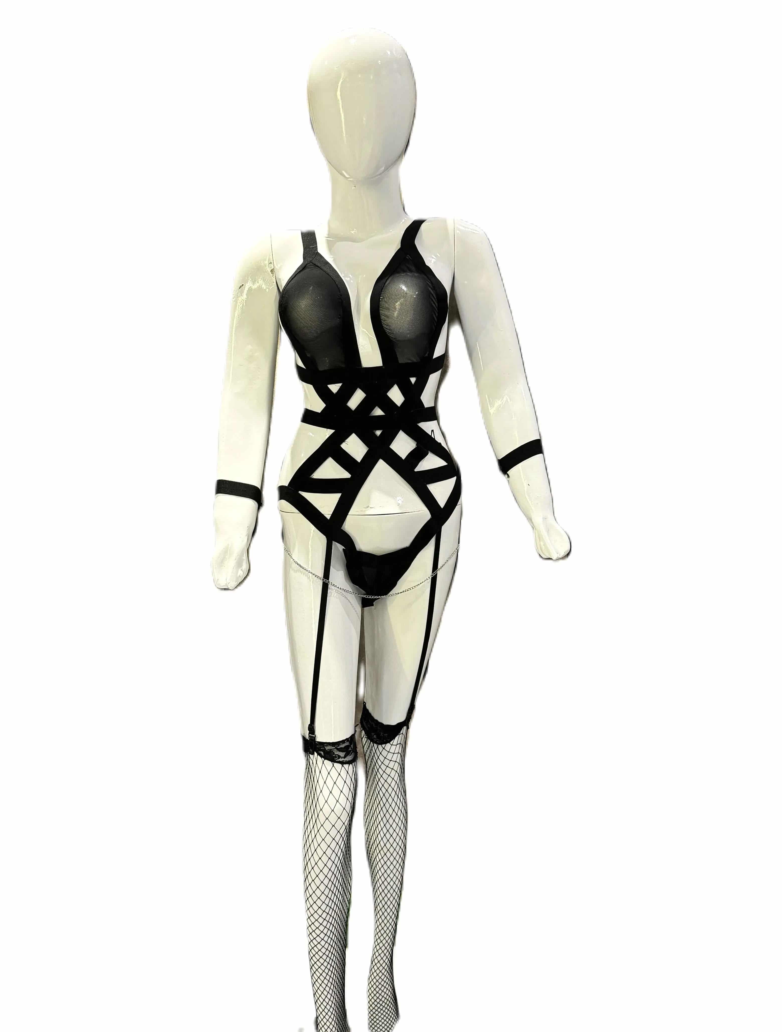 Sajiero Fancy Extra Stretchable Garter Belt Set - My Store
