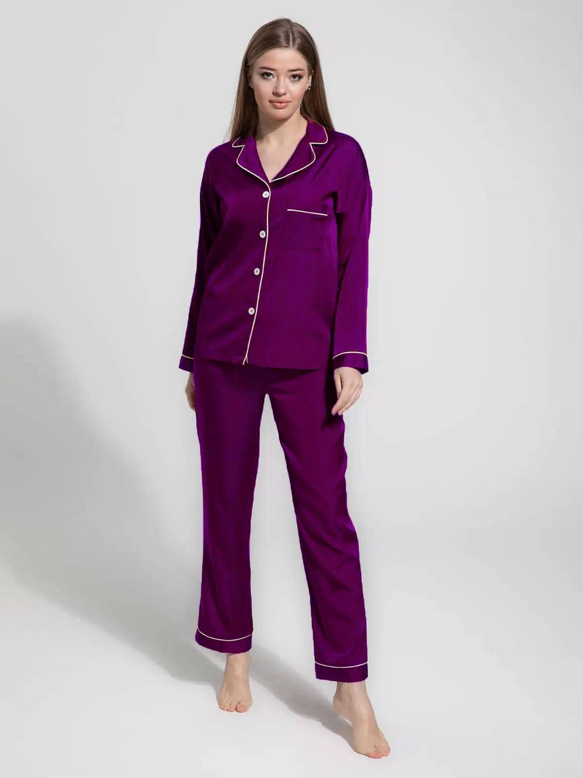 Sajiero Galaxy Pajama Suit Hex Purple - My Store