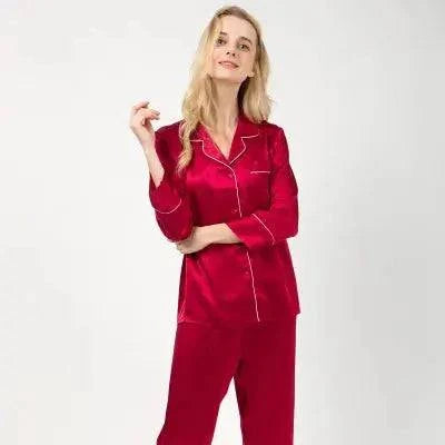 Sajiero Galaxy Pajama Suit Maroon - My Store